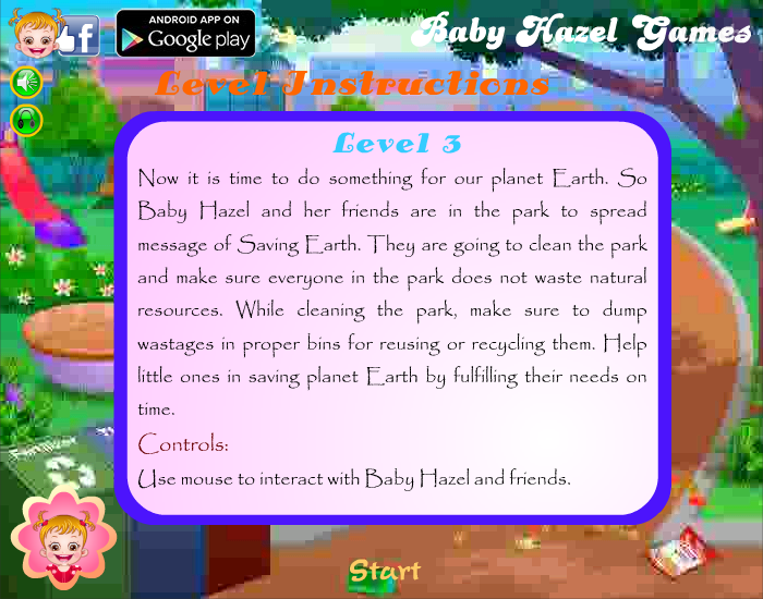 베이비 헤이즐: 지구의 날 (Baby Hazel: Earth Day) 게임 화면 7