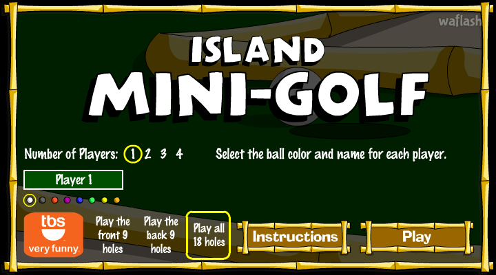 아일랜드 미니 골프 (Island Mini-Golf) 게임 화면 1