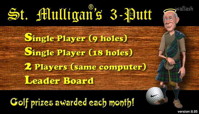 골프 퍼팅게임 - St. Mulligan's 3-Putt 게임 화면 1