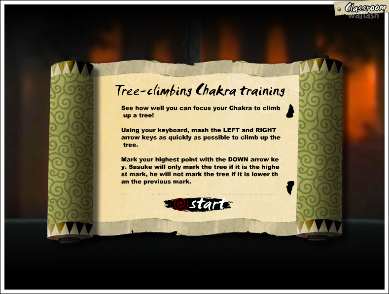 Tree-climbing Chakra training 게임 화면 1