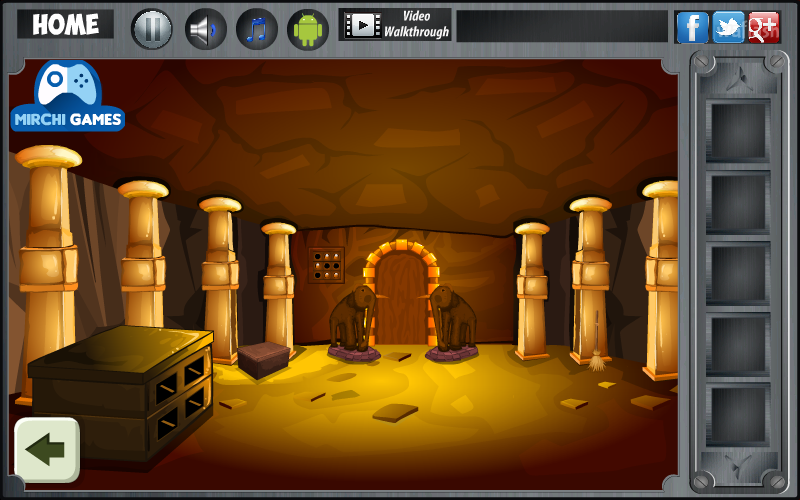 코끼리 동굴 탈출 (Mirchi Escape - Elephant Cave) 게임 화면 4