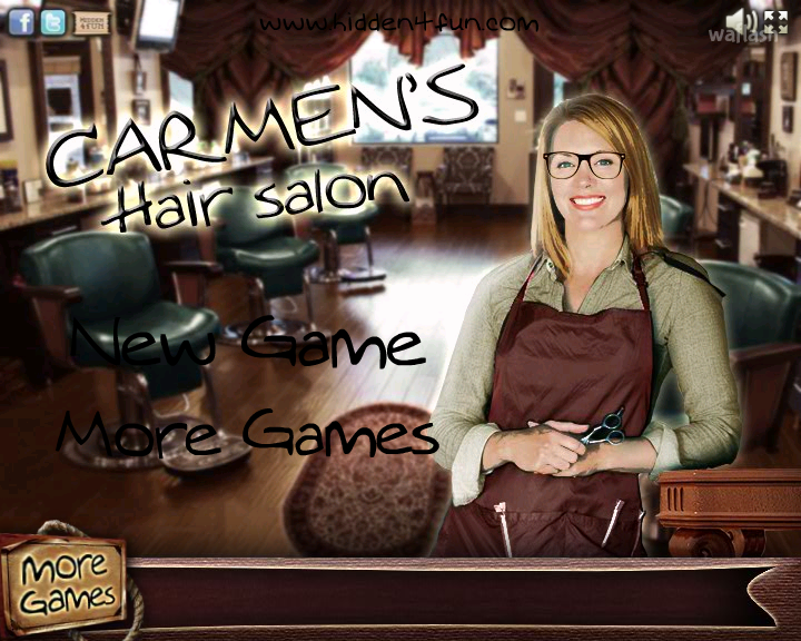 숨은그림찾기 - Carmen's Hair Salon 게임 화면 1