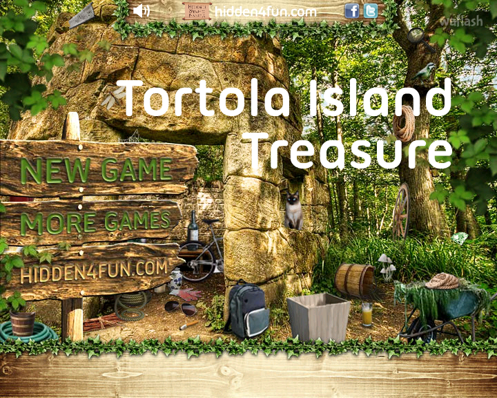 숨은그림찾기 - 토르톨라 섬 보물 (Tortola Island Treasure) 게임 화면 1
