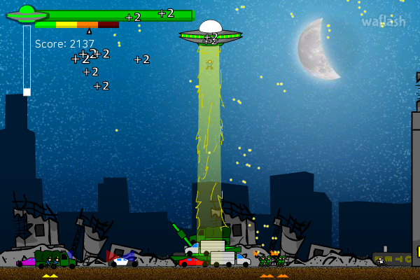 소서 디스트럭션 3 (Saucer Destruction 3) 게임 화면 2