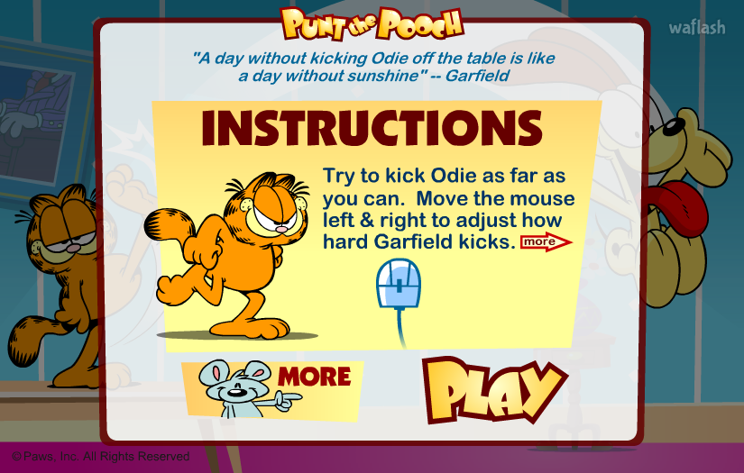 가필드 - Punt the Pooch (Garfield: Punt the Pooch) 게임 화면 3