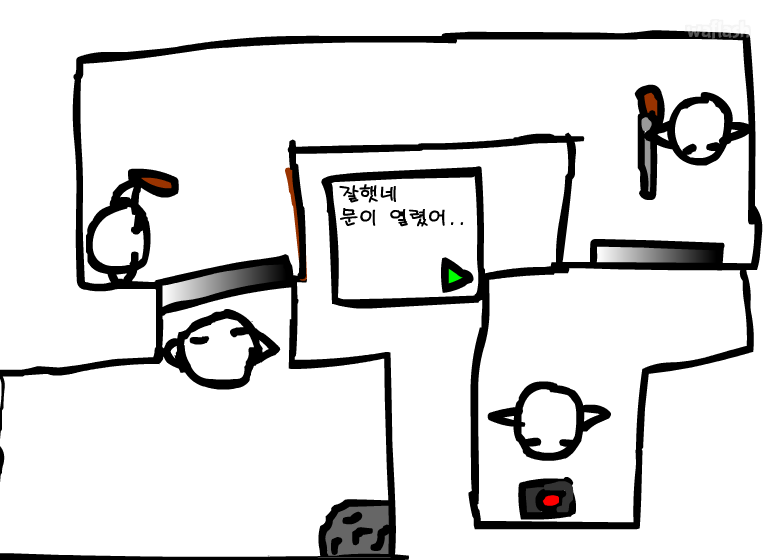 인간맨의 비상탈출 게임 화면 2