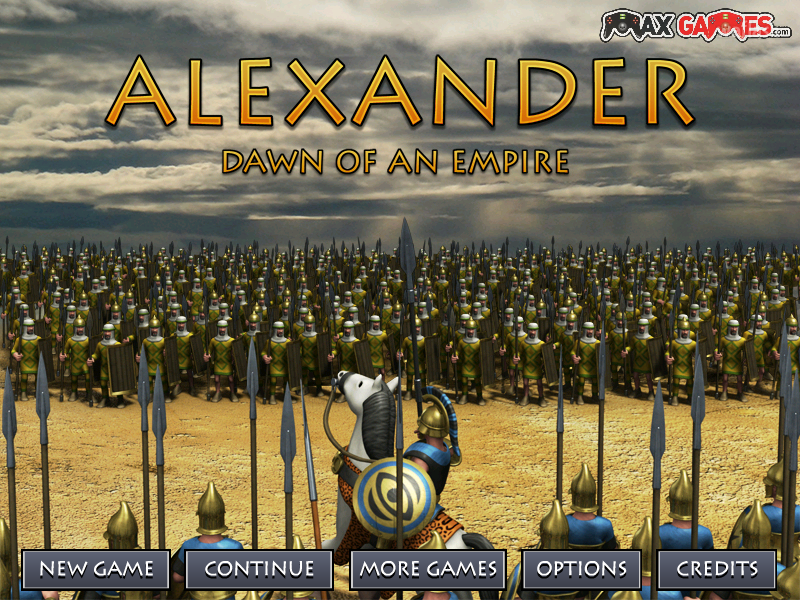 알렉산더 제국의 여명 (Alexander: Dawn of an Empire) 게임 화면 1
