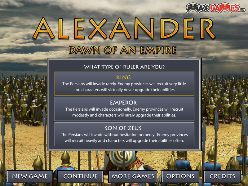 알렉산더 제국의 여명 (Alexander: Dawn of an Empire) 게임 화면 2