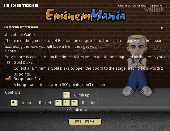 에미넴 마니아 (Eminem Mania) 게임 화면 2