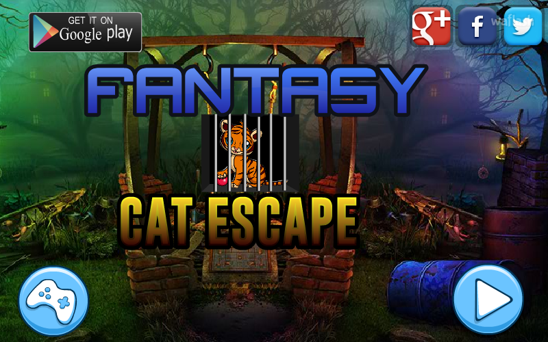 판타지 캣 이스케이프 (Mirchi Fantasy Cat Escape) 게임 화면 1