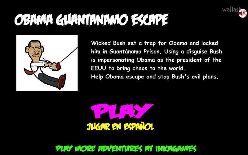오바마 관타나모 탈출 (Obama Guantanamo Escape) 게임 화면 1