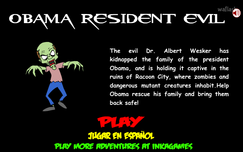 오바마 레지던트 이블 (Obama Resident Evil) 게임 화면 1