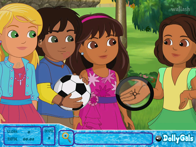 도라와 친구들 숨은숫자찾기 (Dora and Friends Spot the Numbers) 게임 화면 2