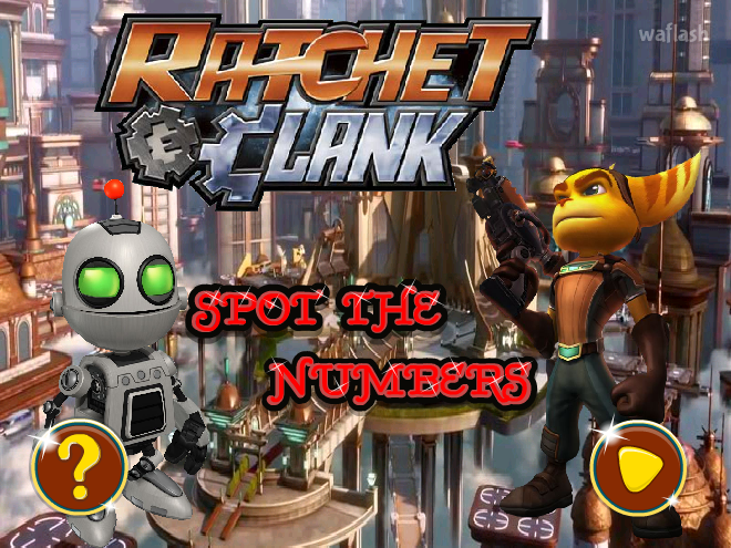 숨은숫자찾기 - 라쳇 앤 크랭크 (Ratchet & Clank Spot the Numbers) 게임 화면 1