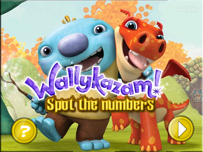 숨은숫자찾기 - 왈리카잠 (Wallykazam Spot the Numbers) 게임 화면 1