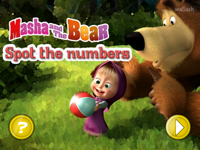 숨은숫자찾기 - 마샤와 곰 (Masha and the Bear Spot the Numbers) 게임 화면 1