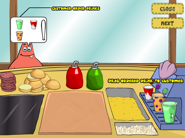 스폰지밥 햄버거 가게 (Spongebob Krabby Patty Dash) 게임 화면 3