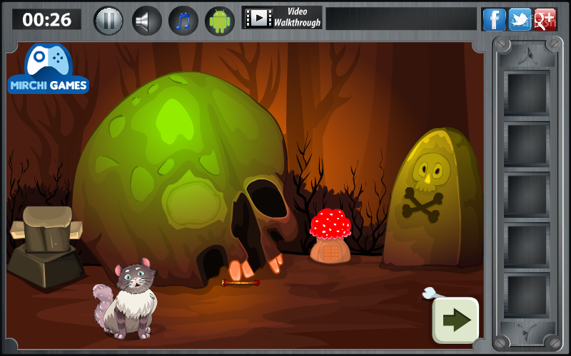 판타지 스컬 포레스트 탈출 (Mirchi Escape - Fantasy Skull Forest) 게임 화면 2