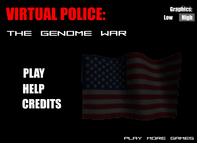 버추얼 폴리스 (Virtual Police: The Genome War) 게임 화면 1