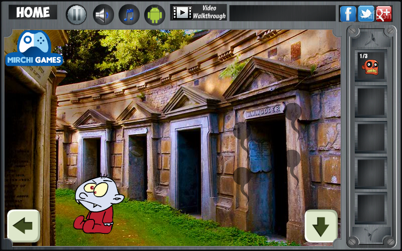 하이게이트 묘지 새 탈출 (Mirchi Escape - Highgate Cemetery Bird) 게임 화면 3