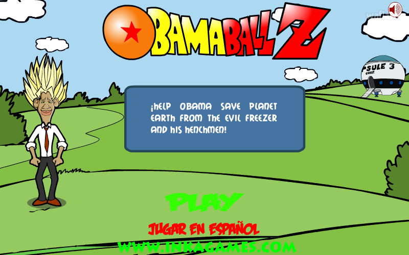 오바마볼 Z (Obamaball Z) 게임 화면 1
