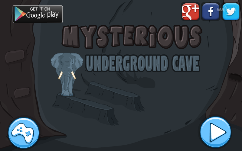 신비한 지하동굴 탈출 (Mirchi Escape - Mysterious Underground Cave) 게임 화면 1