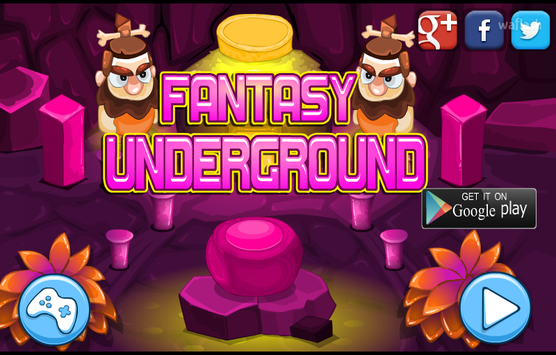 판타지 언더그라운드 탈출 (Mirchi Escape - Fantasy Underground) 게임 화면 1