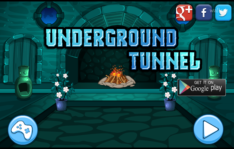 지하 터널 탈출 (Mirchi Escape - Underground Tunnel) 게임 화면 1
