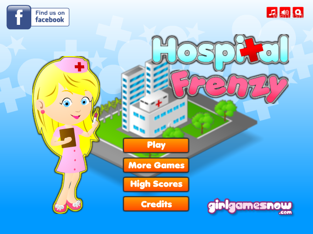 호스피탈 프렌지 (Hospital Frenzy) 게임 화면 1