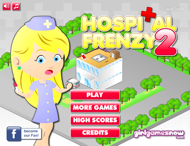 호스피탈 프렌지 2 (Hospital Frenzy 2) 게임 화면 1