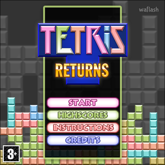 테트리스 리턴즈 (Tetris Returns) 게임 화면 1
