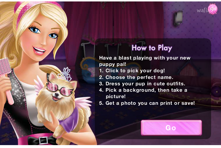 바비: 그룸 앤 글램 펍스 (Barbie: Groom and Glam Pups) 게임 화면 2