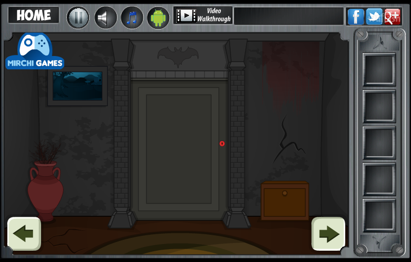소름끼치는 검은집 탈출 (Mirchi Escape - Creepy Black House) 게임 화면 5