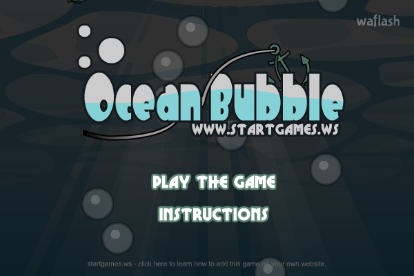 오션 버블 (Ocean Bubble) 게임 화면 1