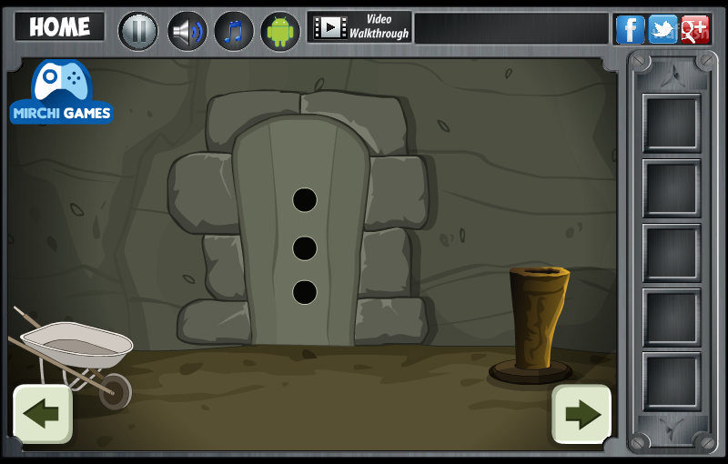보물 동굴 이스케이프 (Mirchi Escape - Cave Treasure Escape) 게임 화면 4