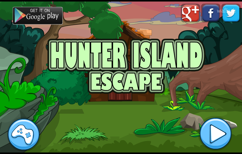 헌터 섬 탈출 (Mirchi Escape - Hunter Island Escape) 게임 화면 1