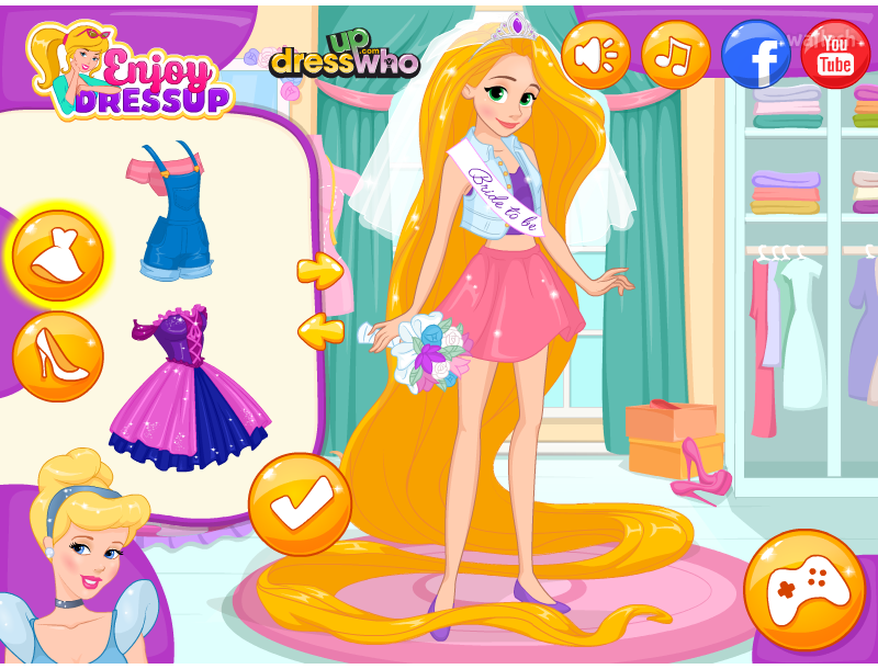 라푼젤 배철러렛 챌린지 (Rapunzel Bachelorette Challenge) 게임 화면 3