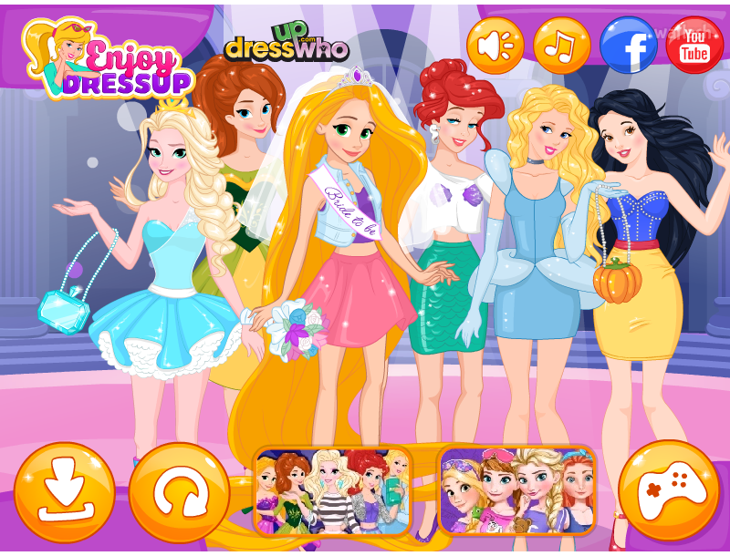 라푼젤 배철러렛 챌린지 (Rapunzel Bachelorette Challenge) 게임 화면 6