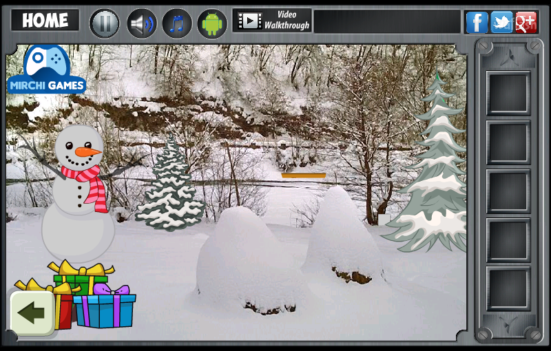 윈터 포레스트 이스케이프 (Mirchi Escape - Winter Forest Escape) 게임 화면 6
