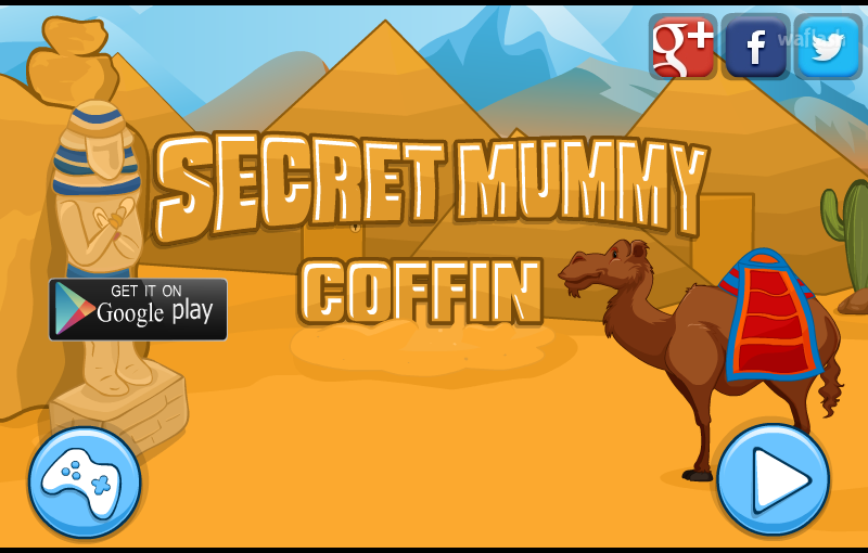 비밀스런 미라의 관 (Mirchi Escape - Secret Mummy Coffin) 게임 화면 1