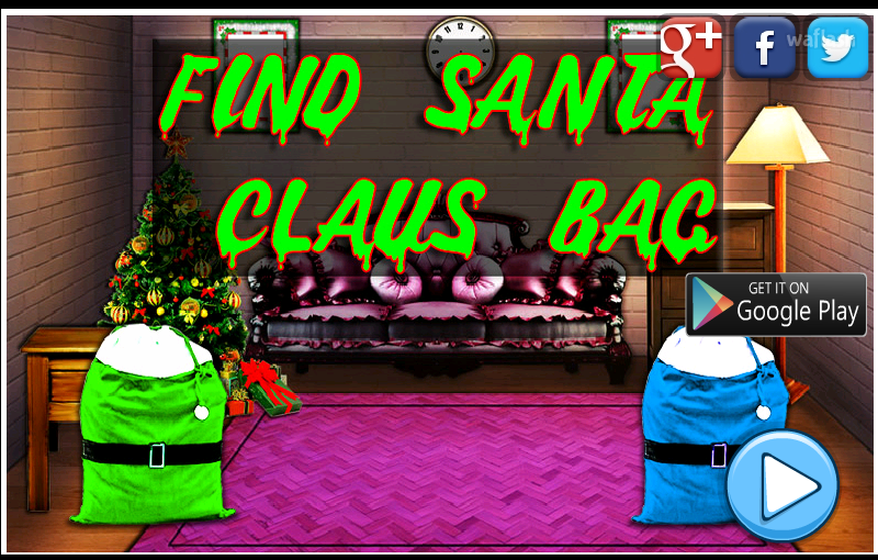 산타크로스 가방 찾기 (Mirchi Escape - Find Santa Claus Bag) 게임 화면 1
