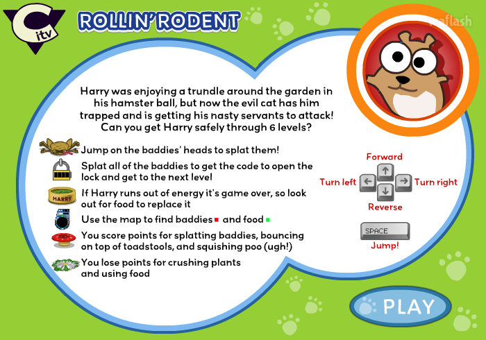 해리 더 햄스터 3: 롤린 로덴트 (Harry The Hamster 3: Rollin' Rodent) 게임 화면 2