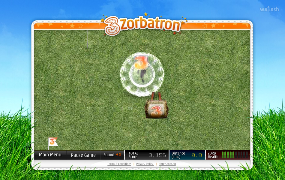 Zorbatron 게임 화면 2