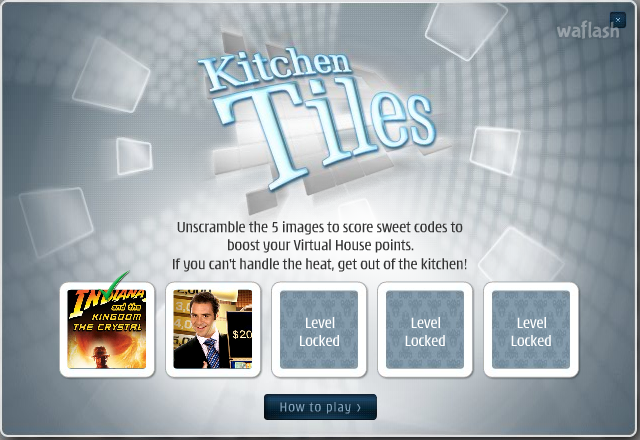 슬라이드 퍼즐 - Kitchen Tiles 게임 화면 1