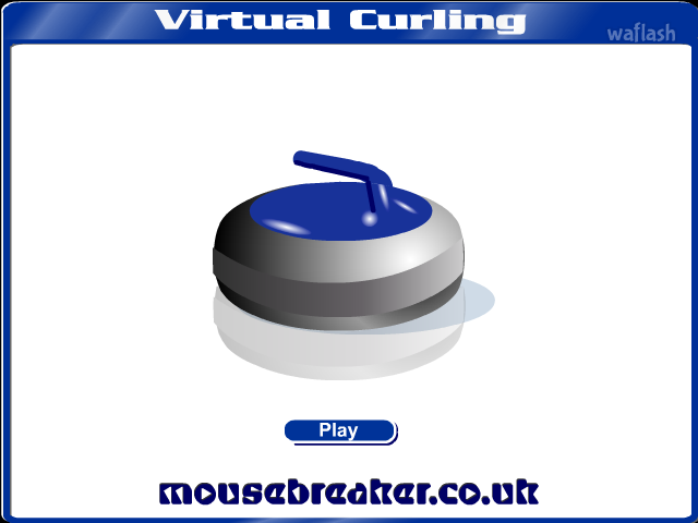 버추얼 컬링 (Virtual Curling) 게임 화면 1