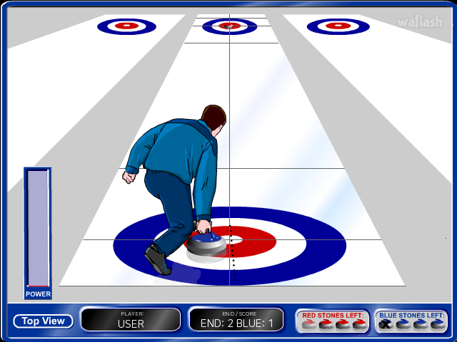 버추얼 컬링 (Virtual Curling) 게임 화면 3
