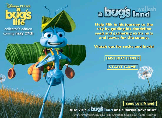 벅스 라이프 (a Bug's Life) 게임 화면 1