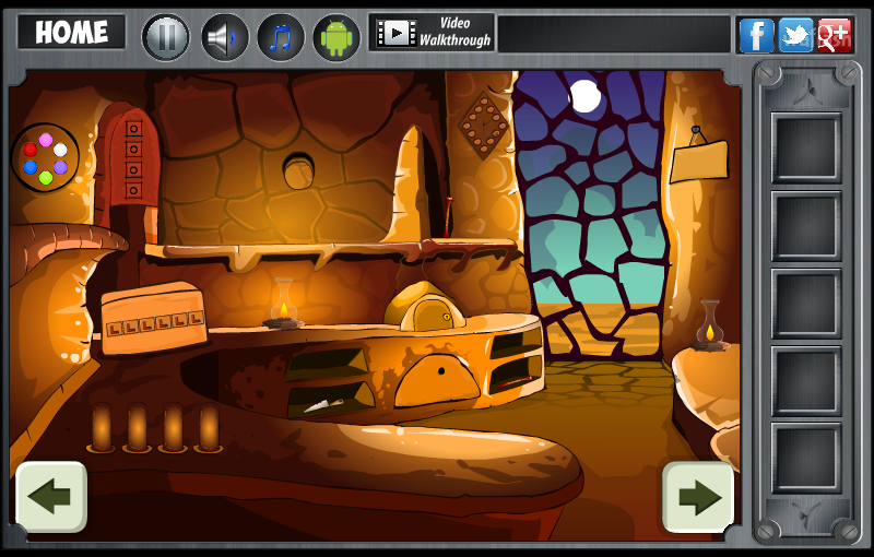 귀신들린 진흙집 탈출 (Mirchi Escape - Haunted Clay House) 게임 화면 2