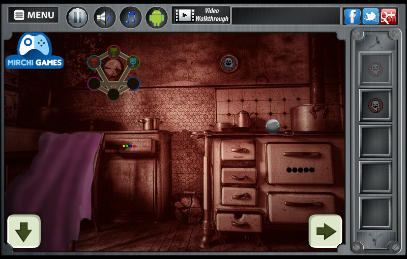 헌티드 고스트 탈출 (Mirchi Escape - Haunted Ghost) 게임 화면 3