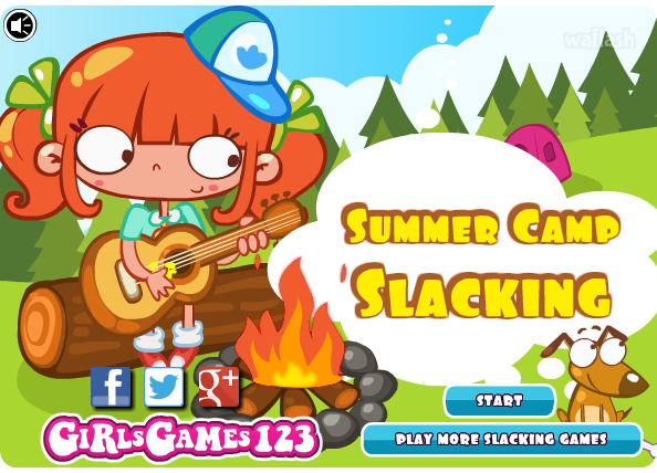 여름 캠프 슬래킹 (Summer Camp Slacking) 게임 화면 1